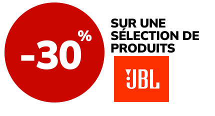 -30% sur une sélection de produits JBL