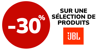 -30% sur une sélection de produits JBL