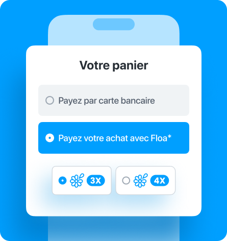 Illustration Floa interface de paiement