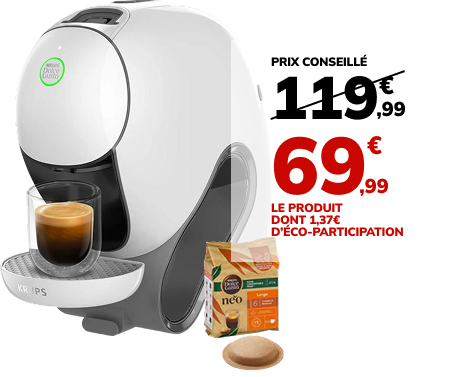 Prix conseillé 119,99€ barré. soit 69,99€ le produit dont 1,37€ d'éco-participation