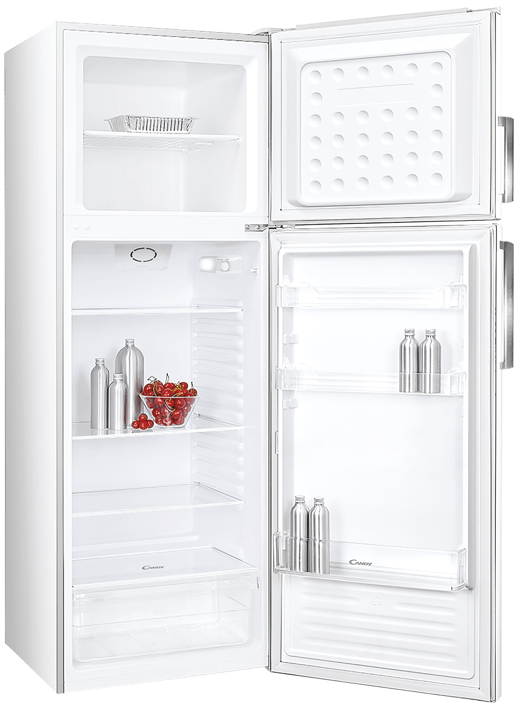Réfrigérateur congélateur haut CANDY 304L Froid statique Blanc - CDH1S617EWH