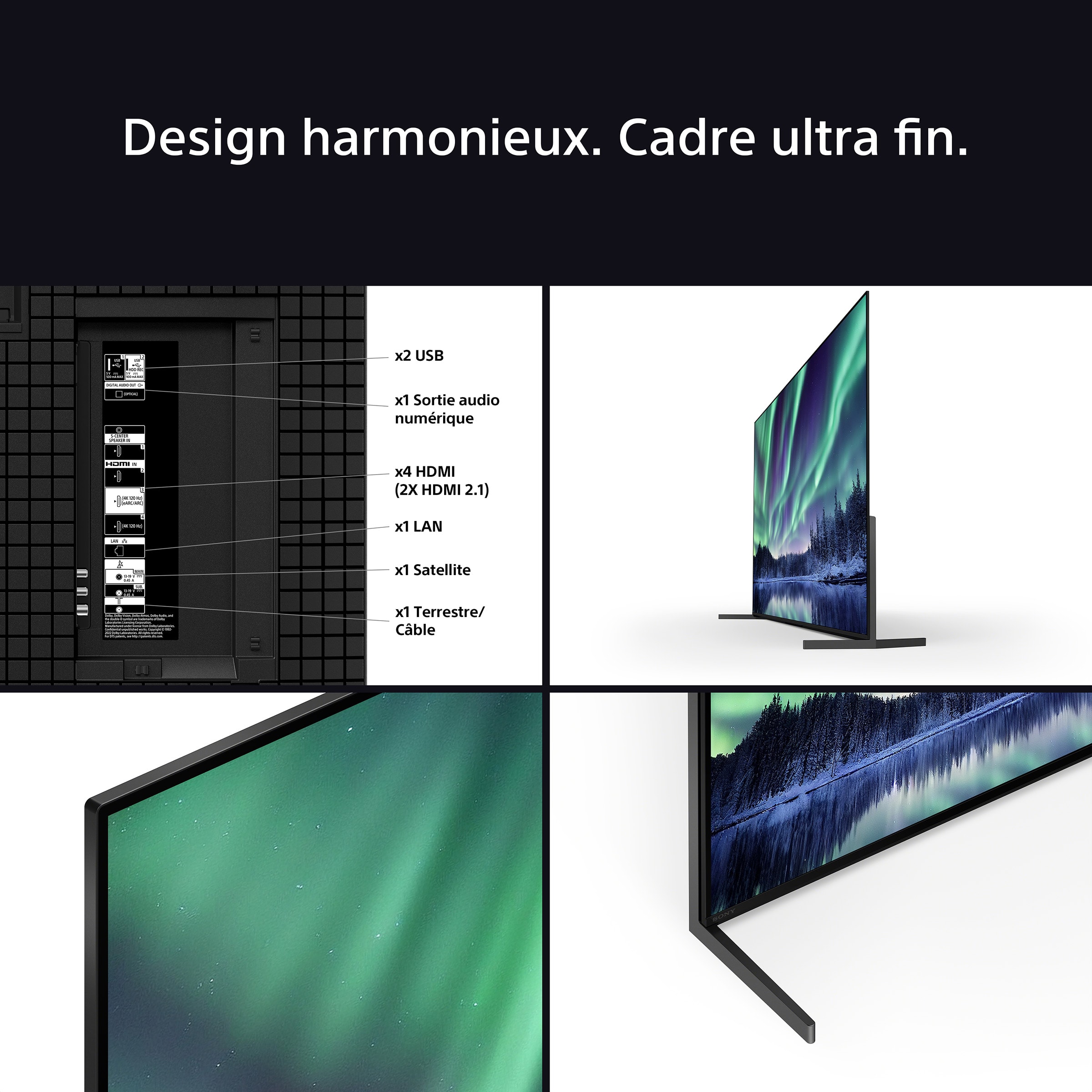 TV OLED 4K 164 cm SONY - K65XR8M25B TV OLED 4K 164 cm SONY - K65XR8M25B