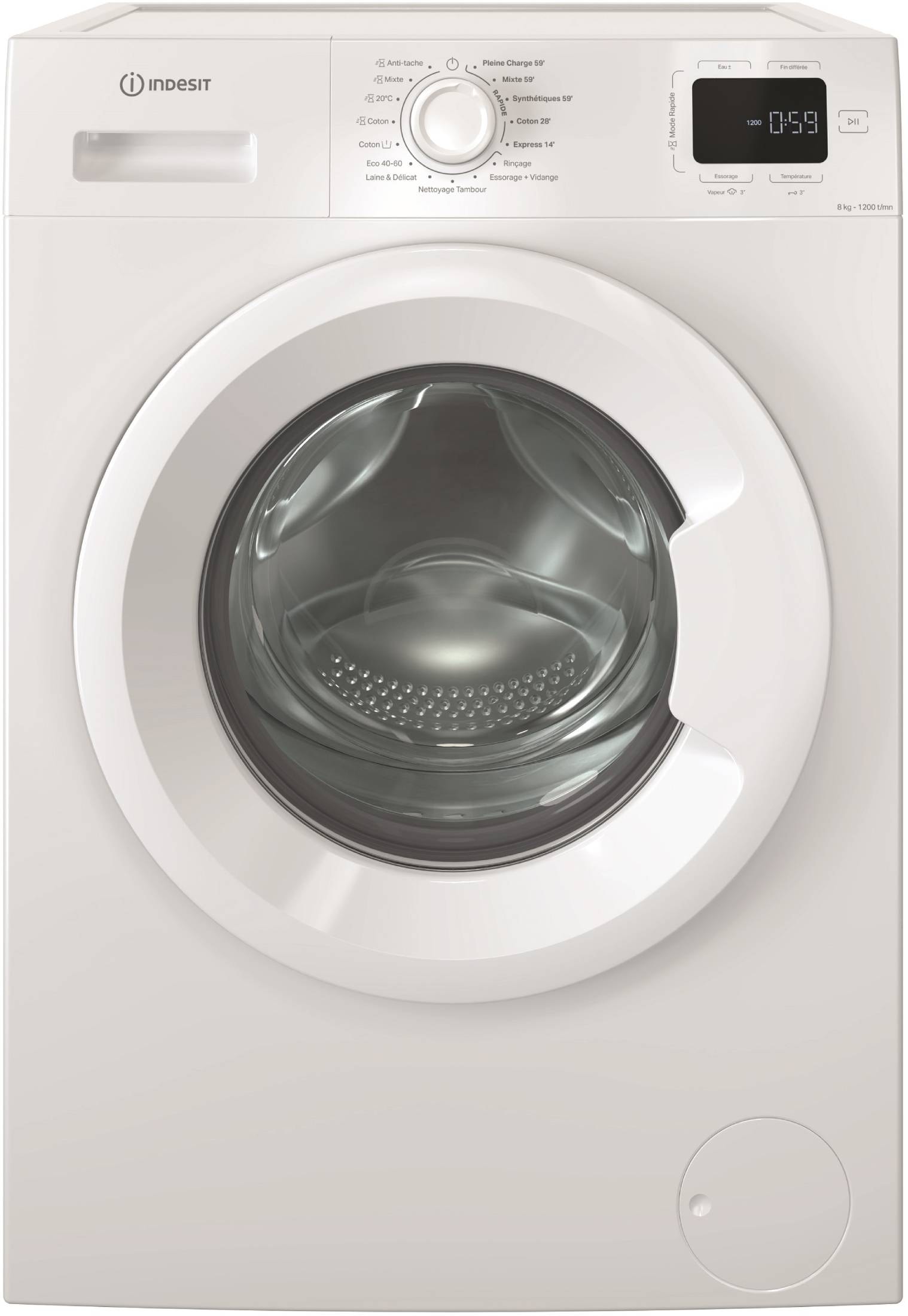 Lave linge Frontal INDESIT  IMW862MYTIMEFR