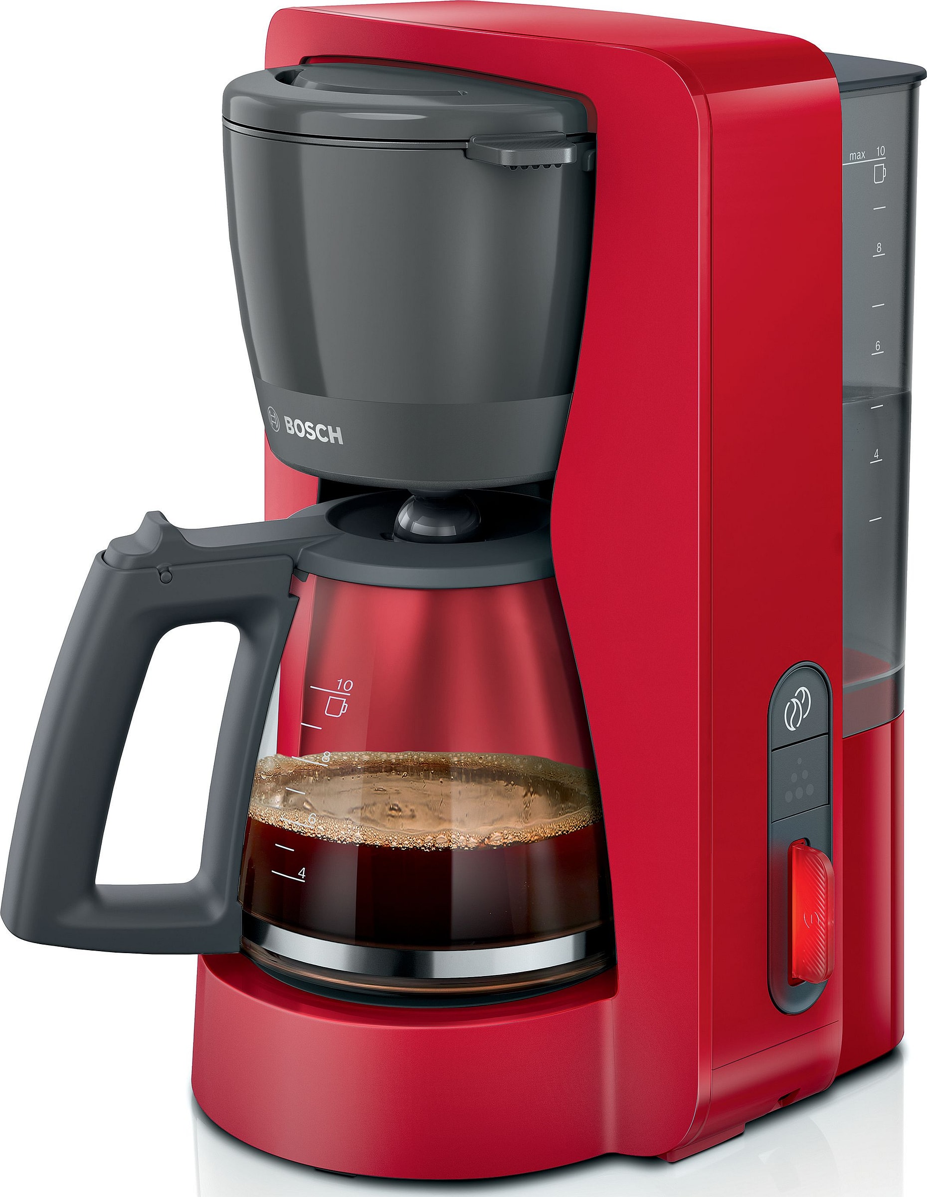 Cafetière BOSCH AromaPlus Rouge TKA3M134