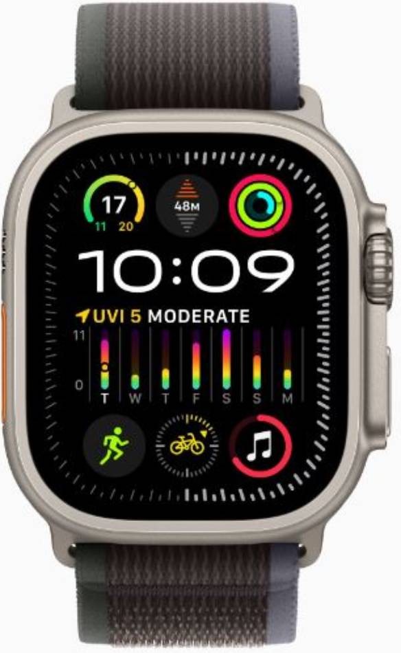 APPLE Montre connectée Watch Ultra 2 GPS + Cellular 49 mm - WATCHULTRA2-MRF53NF