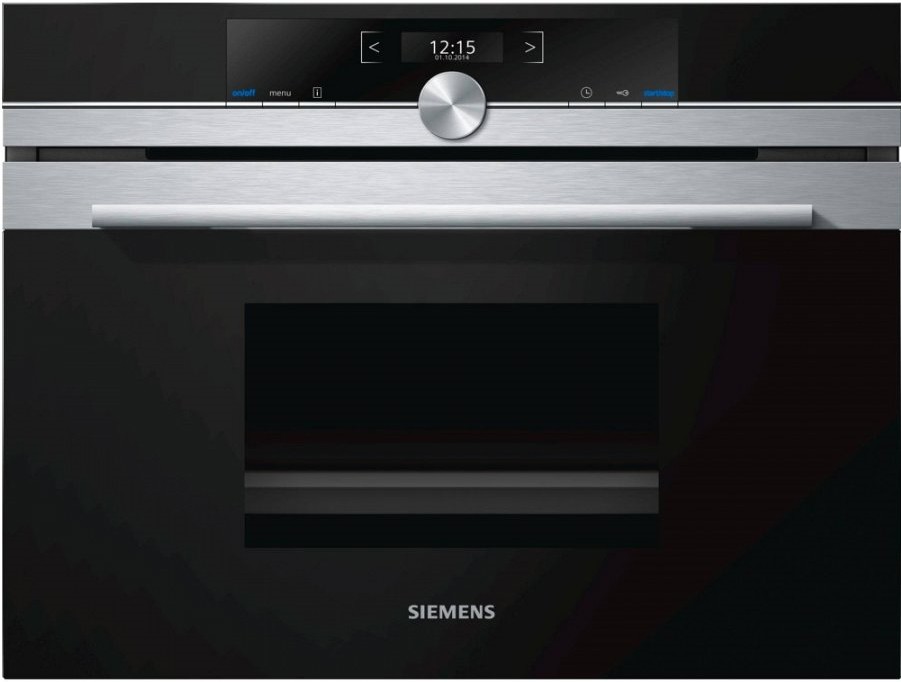 SIEMENS Four encastrable vapeur iQ700 38L Noir CD634GAS0 SIEMENS Four encastrable vapeur iQ700 38L Noir CD634GAS0