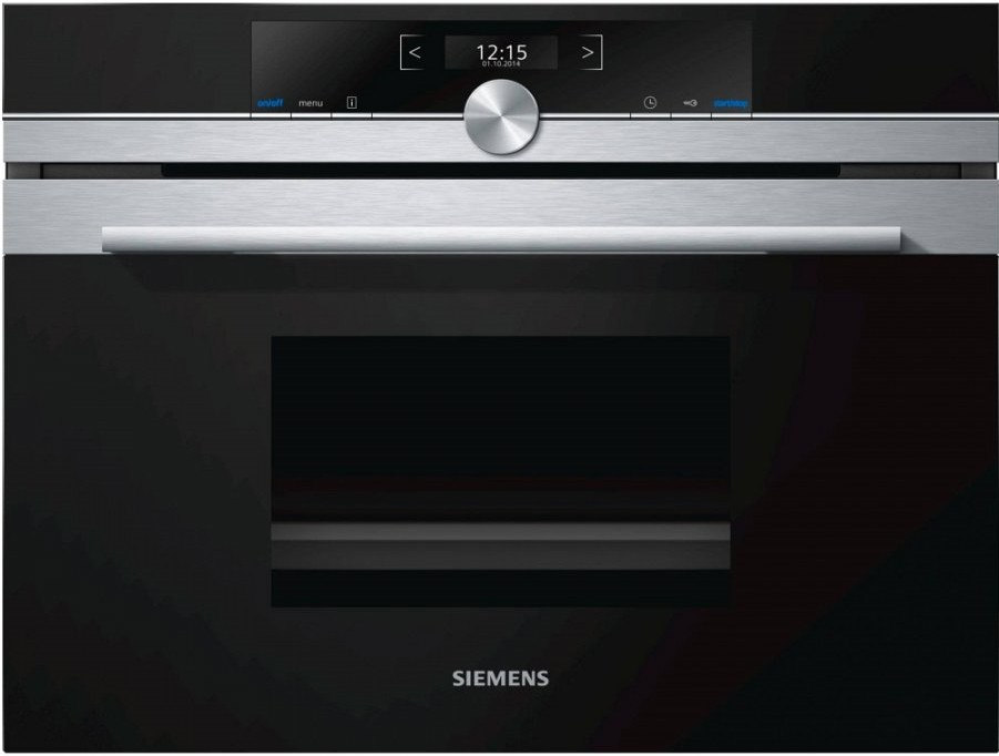 SIEMENS Four encastrable vapeur iQ700 38L Noir - CD634GAS0