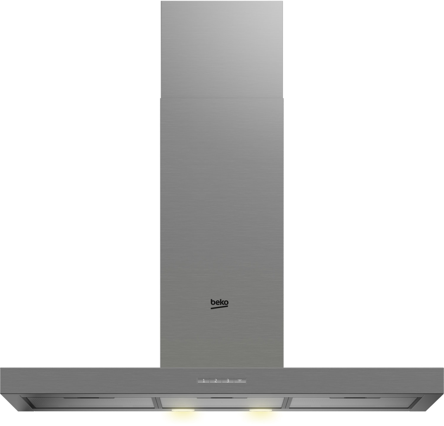 Hotte decorative murale BEKO 69dB 90cm Inox BHCB91622BXH
