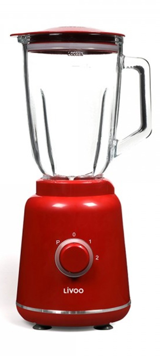 LIVOO Blender mixeur 1.5L Rouge  DOP220R