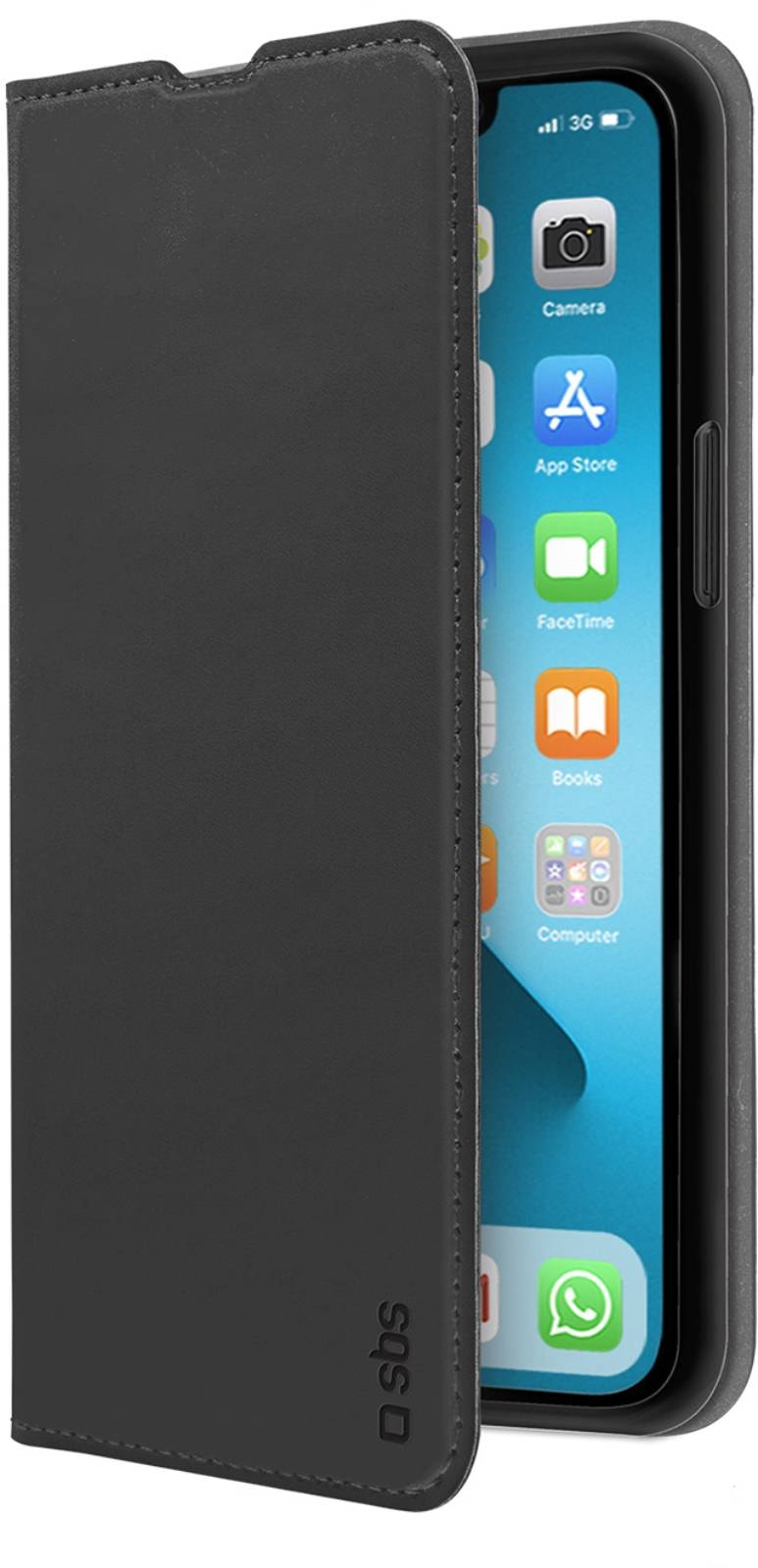 Coque iPhone SBS 13 mini Noir ETUI-IPHONE13MINI
