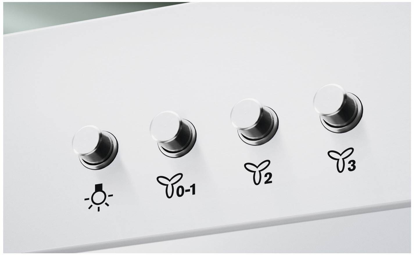 Hotte decorative murale ELECTROLUX Série 600 Pan Incliné 90 cm Blanche - LFV319W
