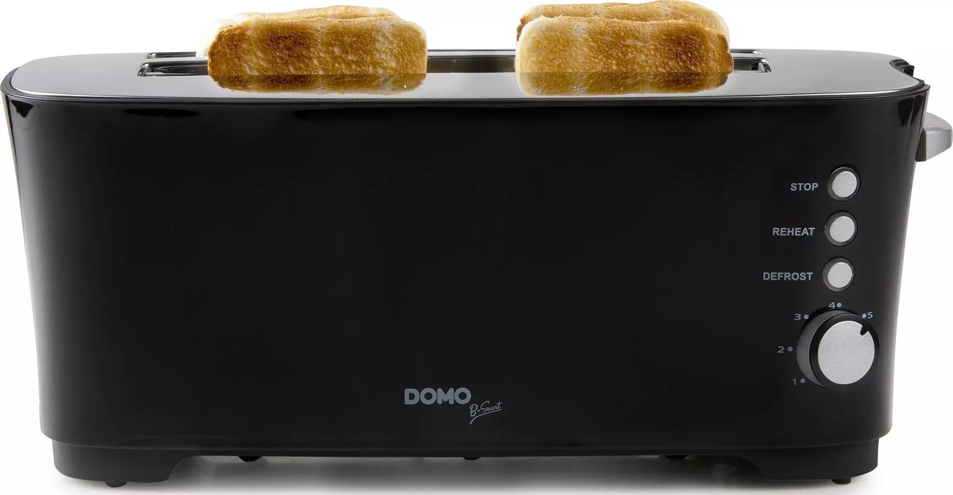 Grille pain DOMO 2 fentes 1350W Noir DO961T