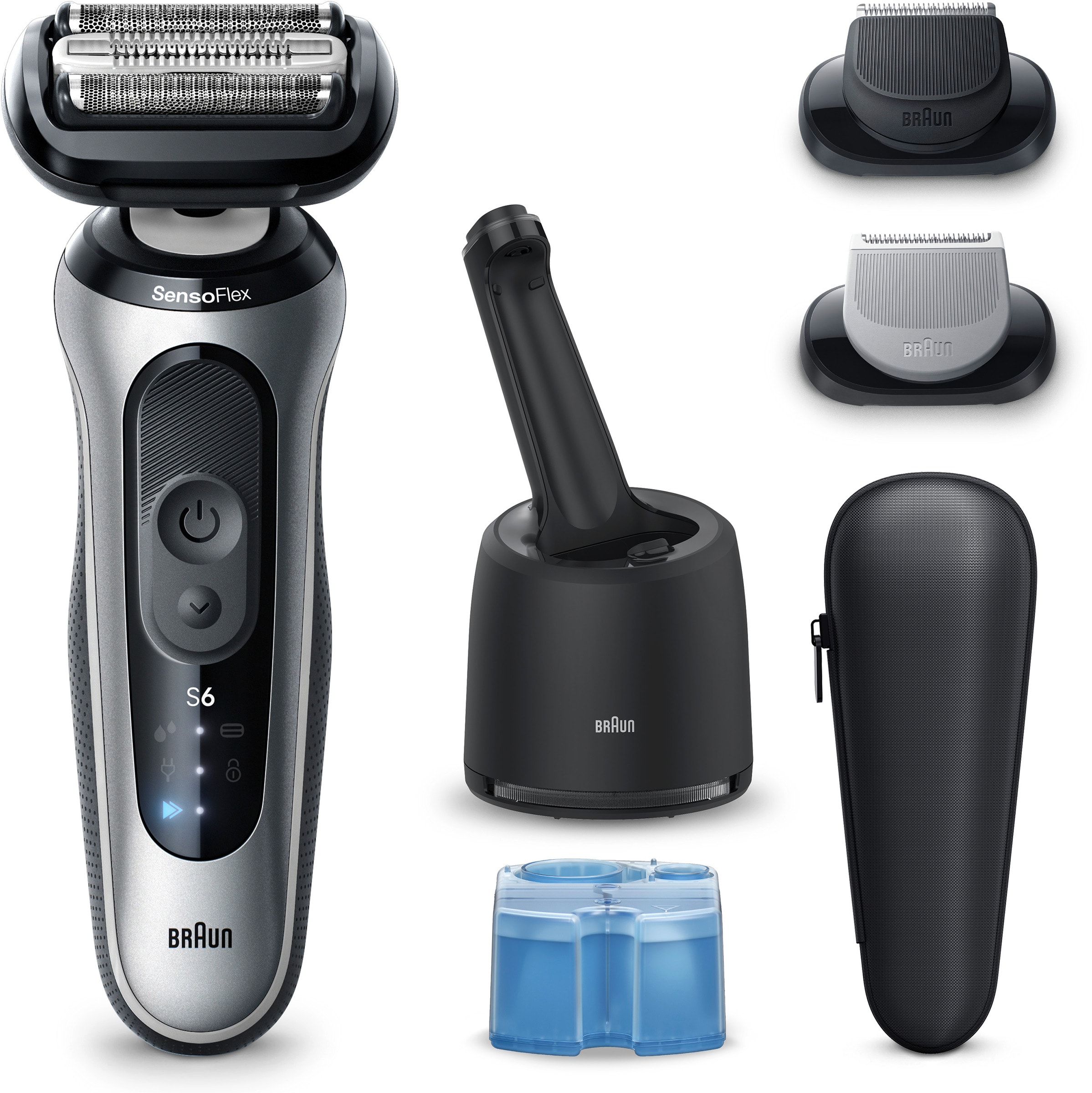 Rasoir électrique BRAUN SensoAdapt Wet & Dry Smartcare 4 en 1 62-S7650CC