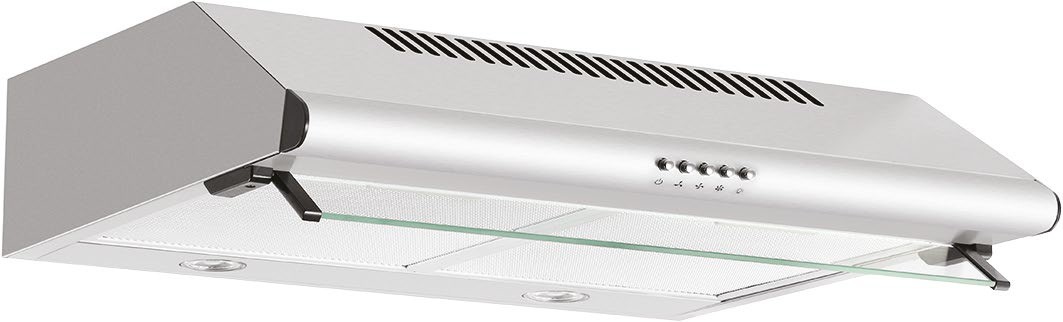 Hotte casquette GLEM ,3 vitesses, 66dB, 60cm, Inox GHC640IX