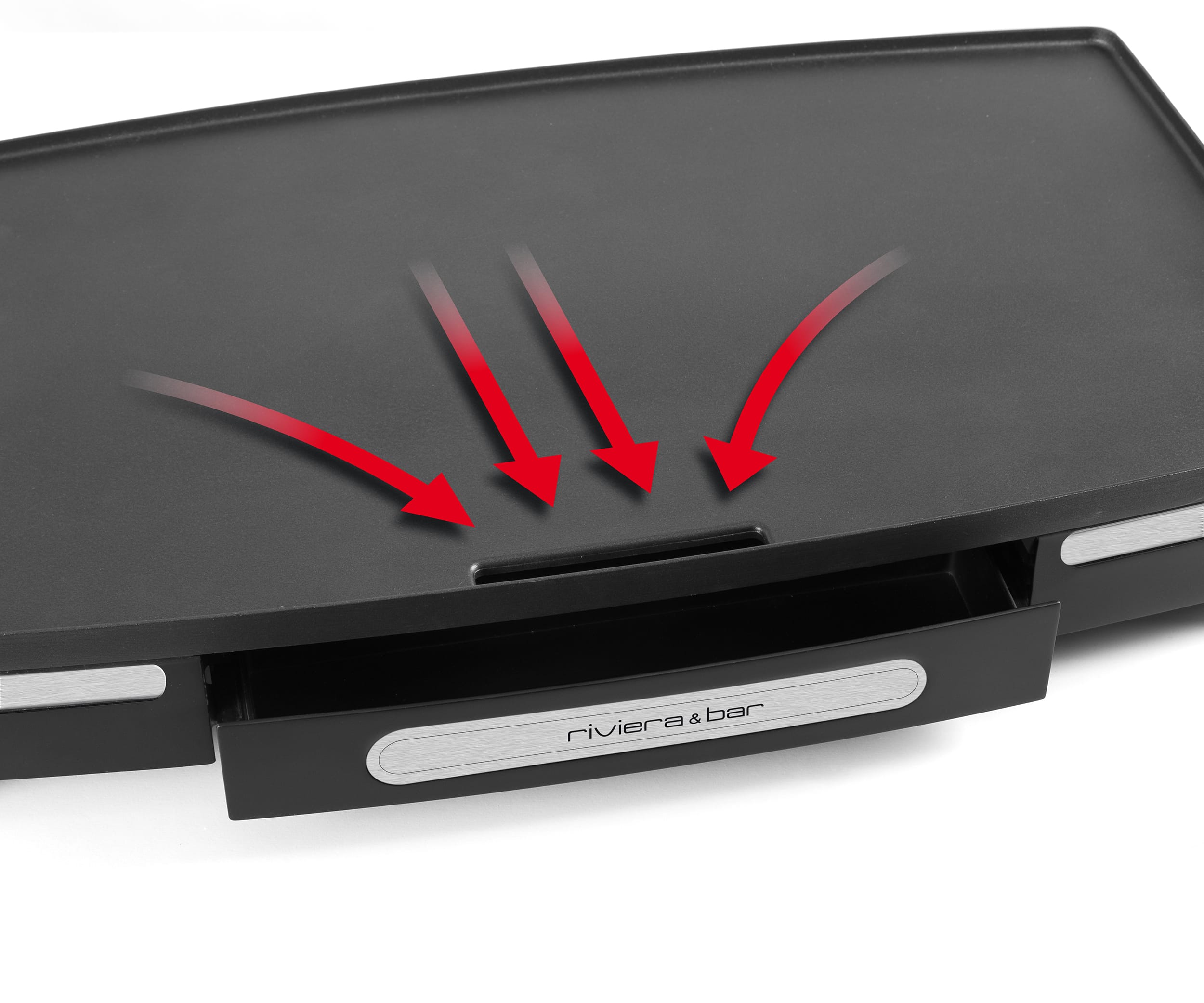 Plancha RIVIERA & BAR 2200W, Noir - QP350A