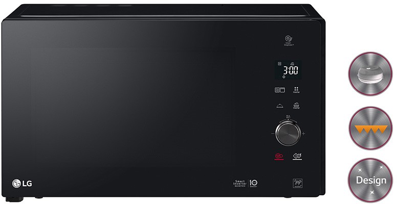 LG Micro ondes Grill NeoChef tactile 1200W 32L Noir - MH7265DDS