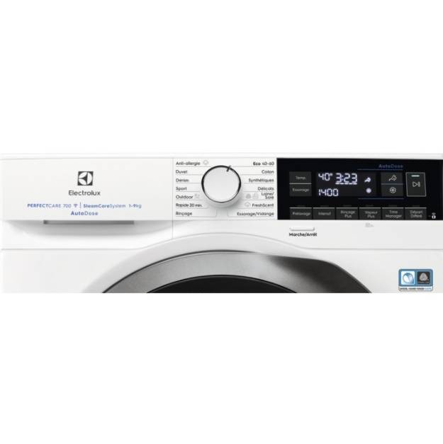 Lave linge Frontal ELECTROLUX , PerfectCare 700, 1300 trs/mn, 9kg,  Blanc - EW7F3921RB