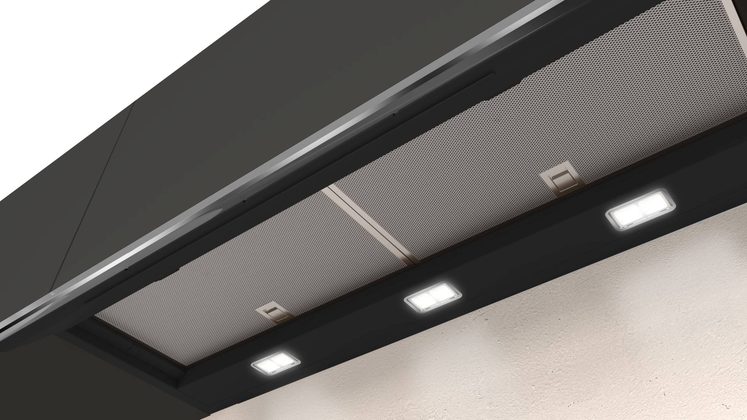Hotte intégrée NEFF N70, 4 vitesses, 63dB, 90cm, Noir D95XAM2S0