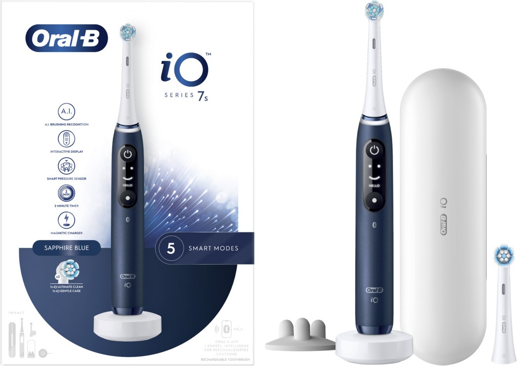 ORAL B Brosse à dent électrique Oral-B IO7 Bleue Saphir - IO7SAPPHIREBLUE