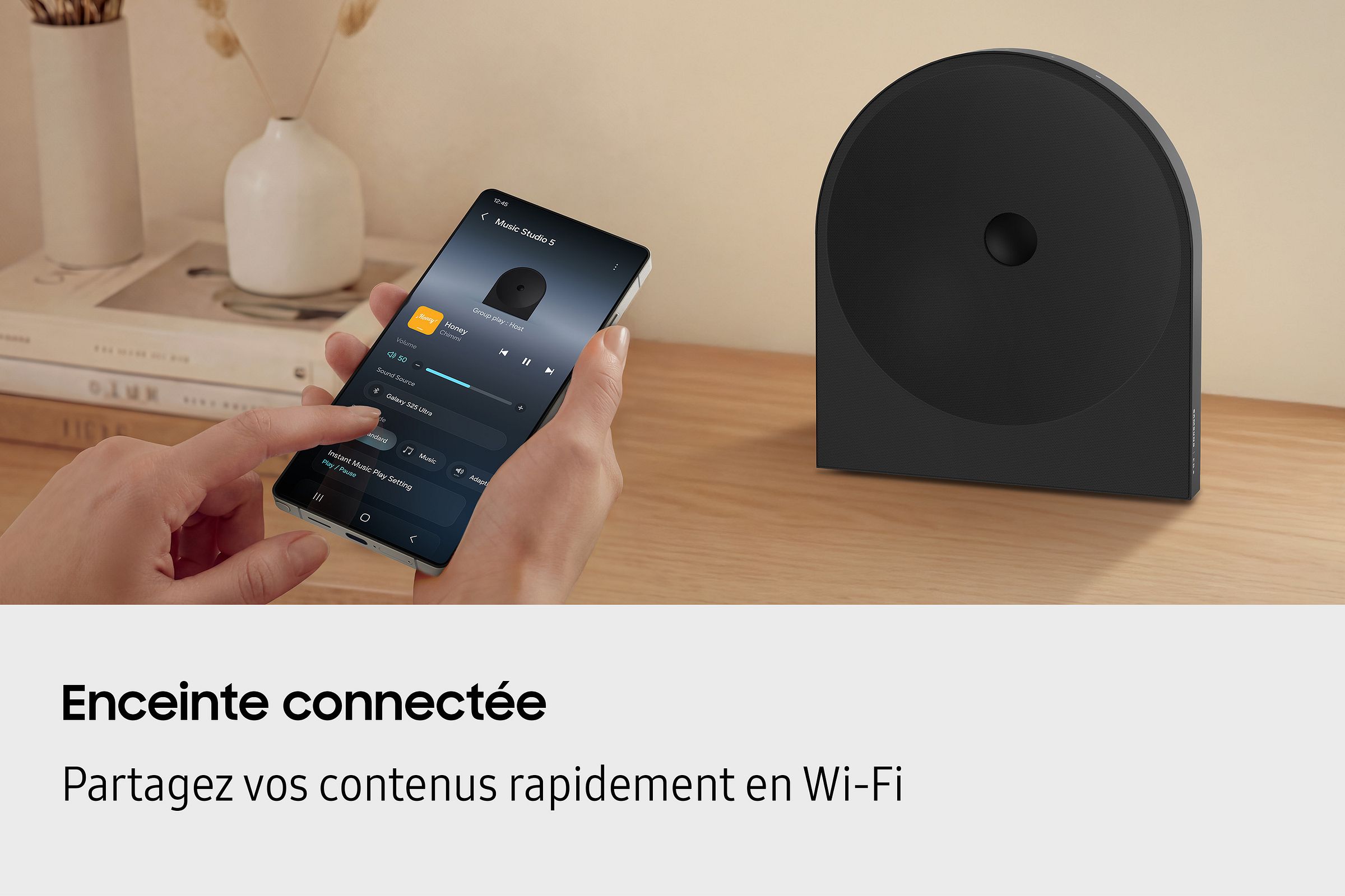 Enceinte Connectée Intelligente SAMSUNG  - HW-LS50H