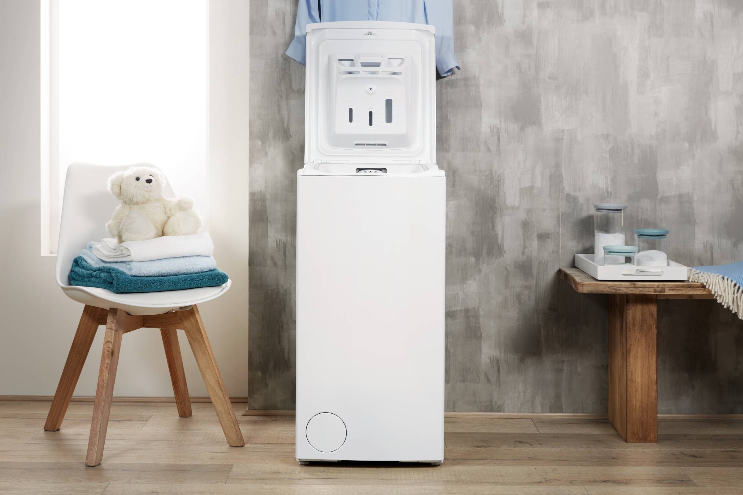 Lave linge Top INDESIT Rapidwash 7kg - BTWL7220FR/N