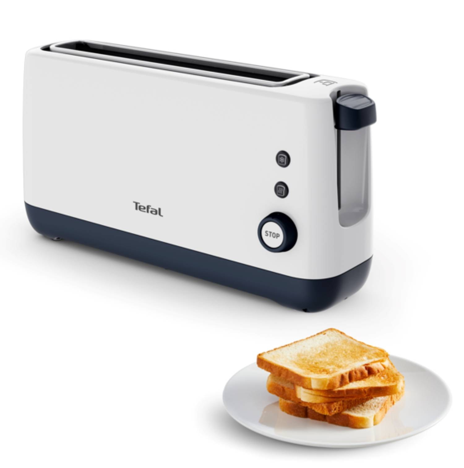Grille pain TEFAL 1 fente 850W Blanc TL302110