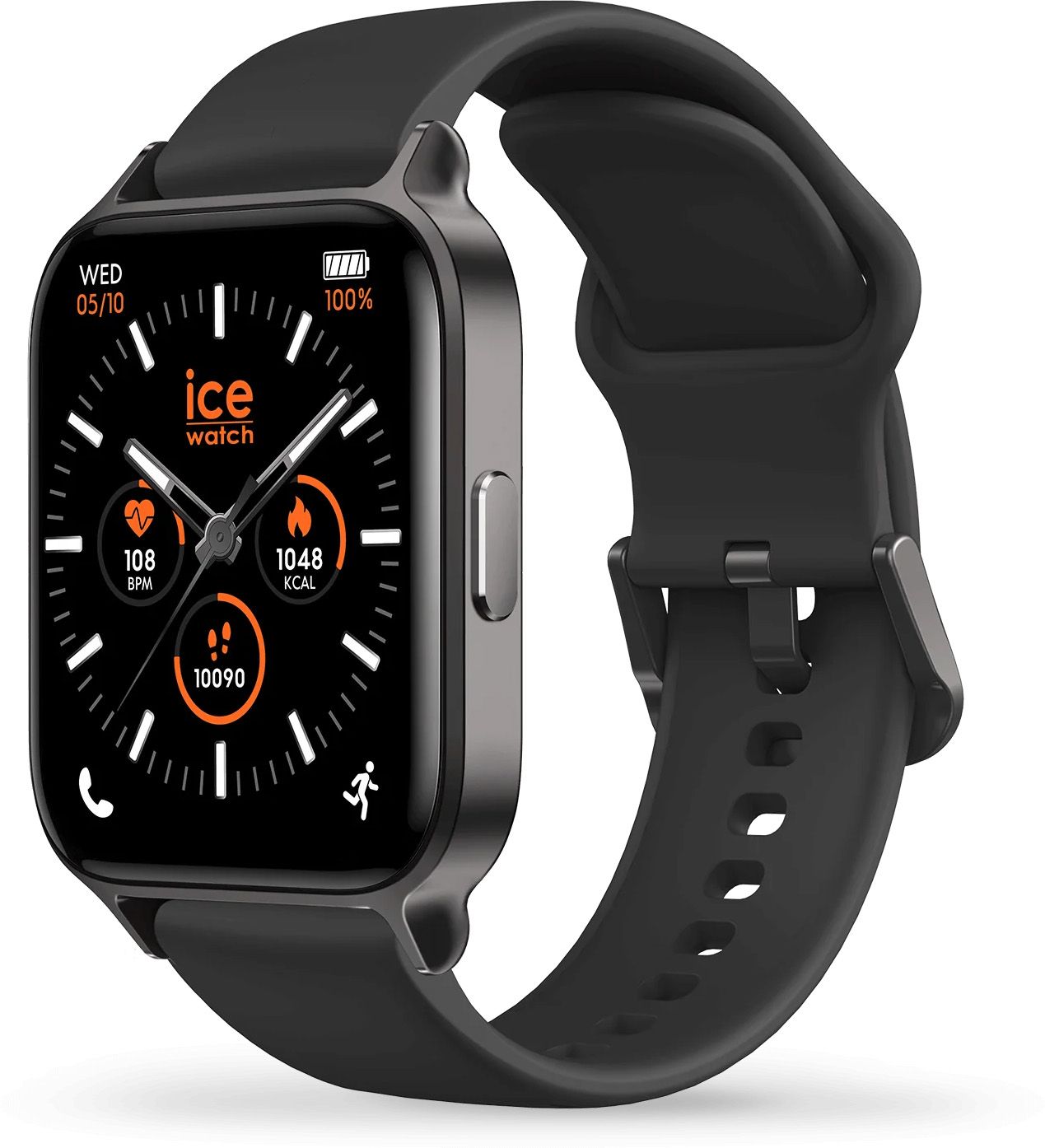 Montre connectée GPS ICE WATCH Ice Fit 38mm Bluetooth Noir - ICEFITBK