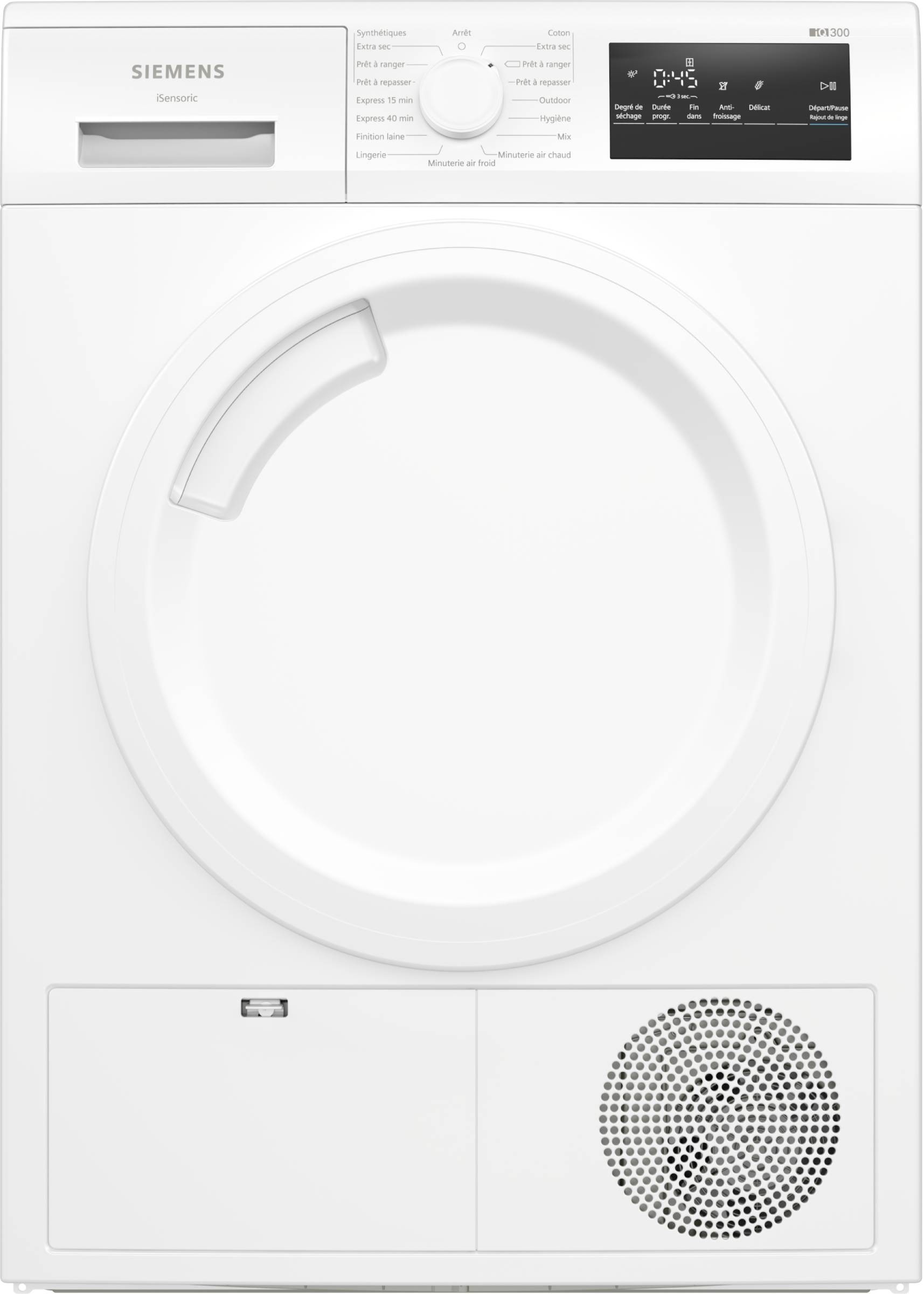 SIEMENS Sèche linge Condensation iQ300 autoDry 7kg - WT43N208FR