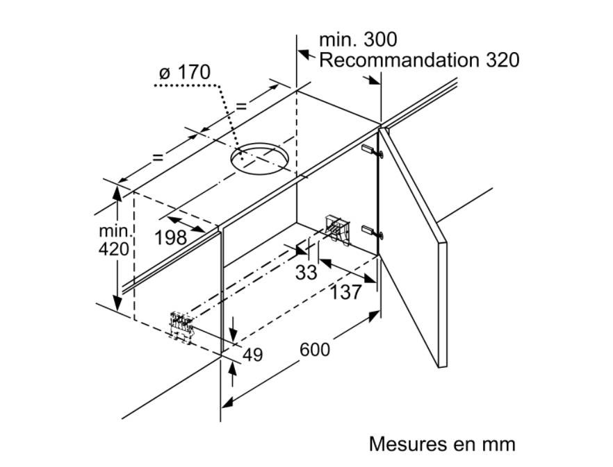 Hotte de plafond SIEMENS - LI67RA561 Hotte de plafond SIEMENS - LI67RA561