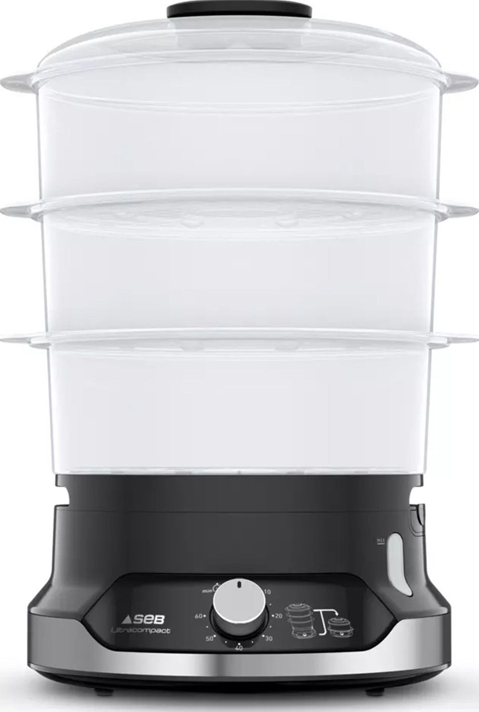 Cuiseur vapeur SEB 9L 800W Noir VC204800