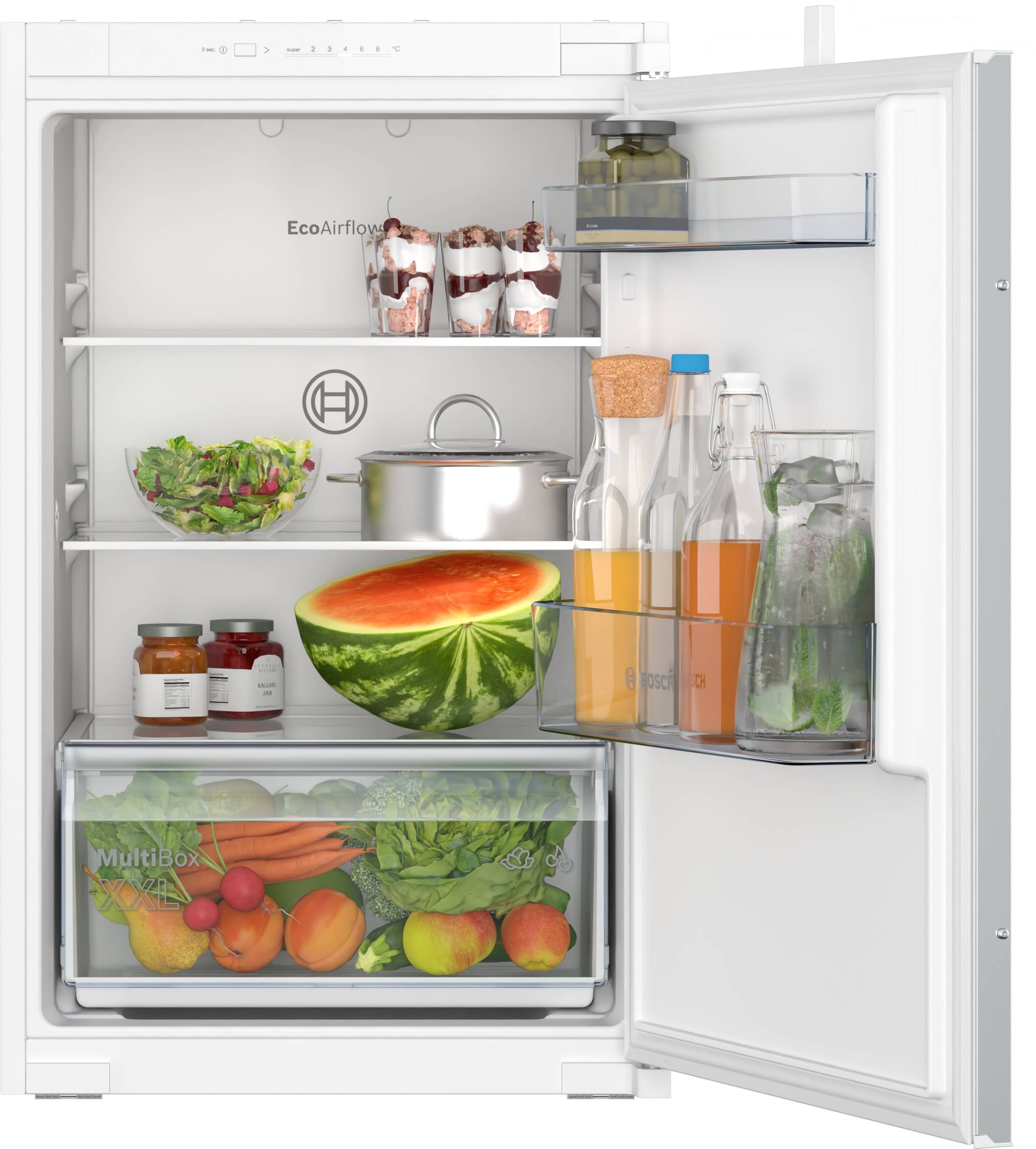 Réfrigérateur encastrable 1 porte BOSCH 136L Froid statique Blanc KIR21NSE0