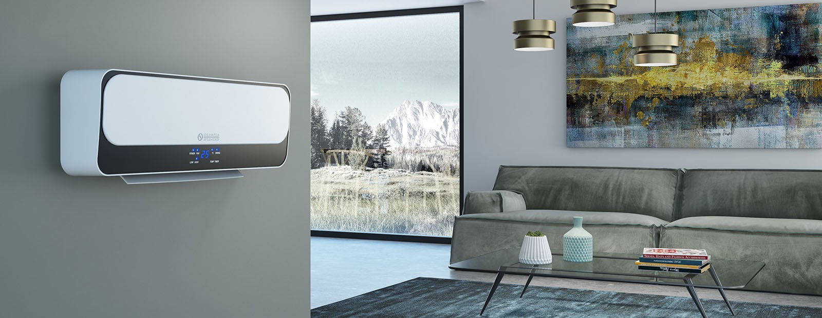 Radiateur soufflant OLIMPIA SPLENDID  - CALDOUPT