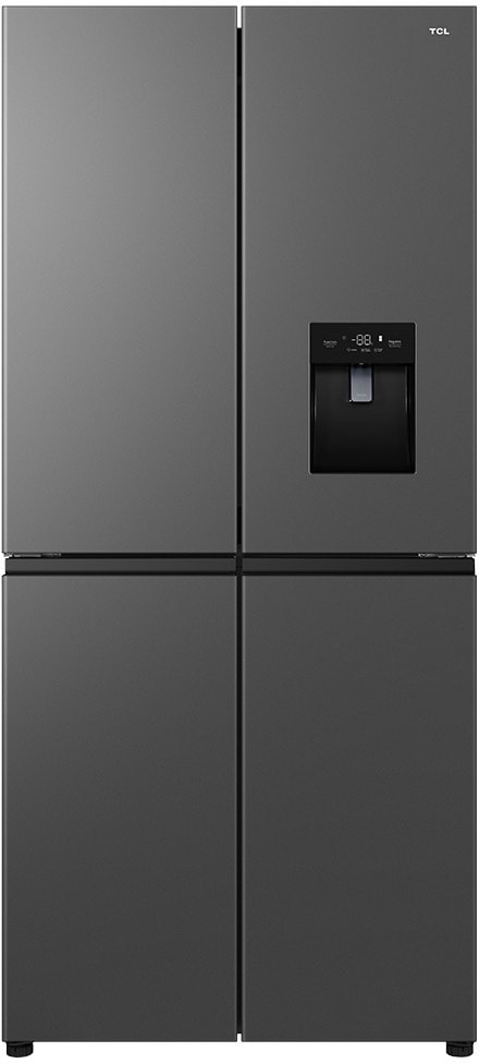 Réfrigérateur 4 portes TCL  Américain, No frost, multi air flow, 466L, Noir RP466CSE1