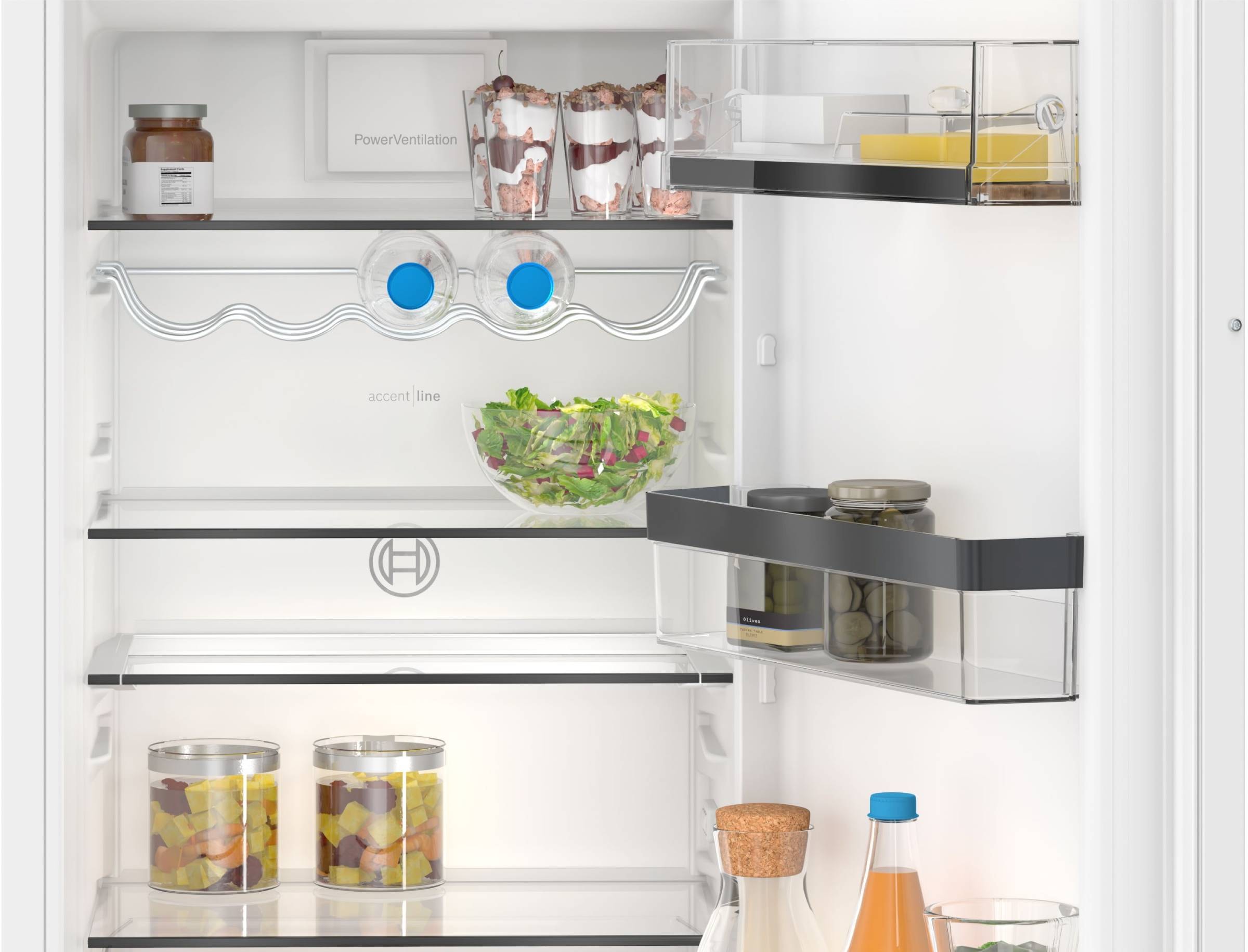 Réfrigérateur encastrable 1 porte BOSCH , Froid brassé, 280L - KIL82SDD0 Réfrigérateur encastrable 1 porte BOSCH , Froid brassé, 280L - KIL82SDD0