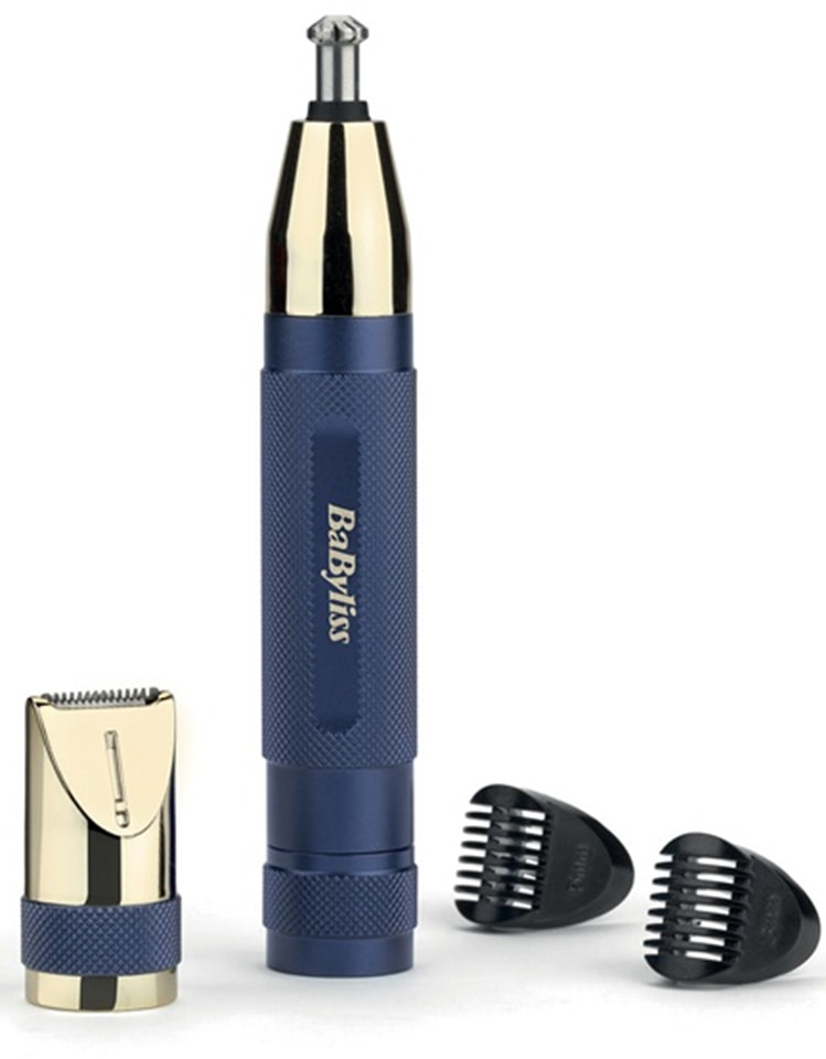 Tondeuse nez et oreilles BABYLISS Pile AA Tête lavable 2 guides de coupe E112E