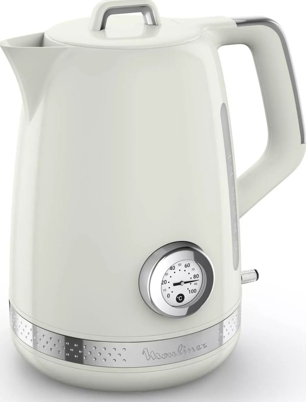 Bouilloire MOULINEX Thermomètre intégré 1,7L 2400W Rise - BY355AE0
