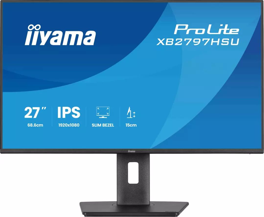 Ecran 27 pouces Full HD IIYAMA IPS HDMI DisplayPort USB Noir XB2797HSU-B1