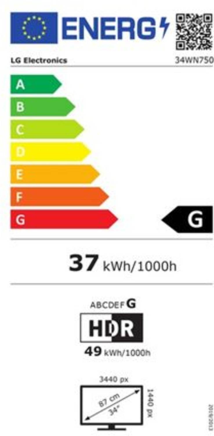 LG Ecran 34 pouces Ultra Wide FHD 34WN750-B