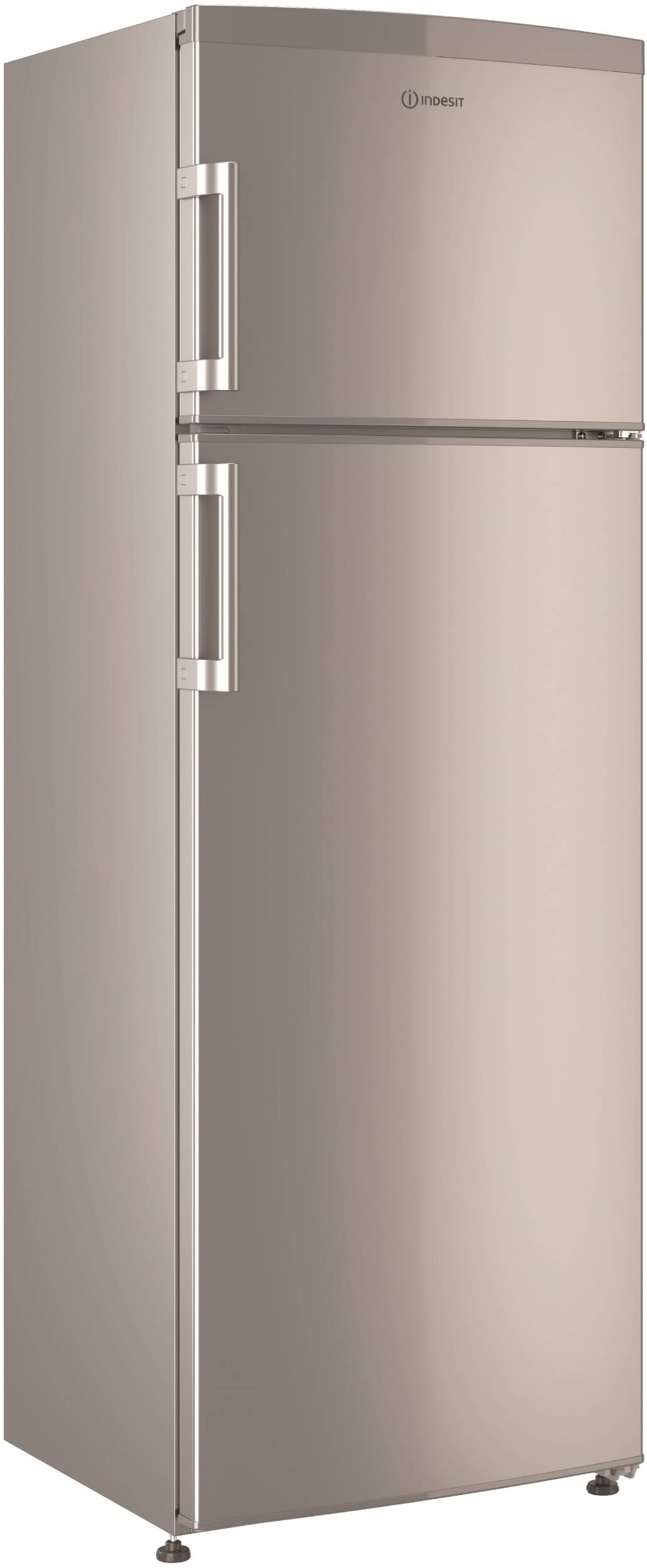 Réfrigérateur congélateur haut INDESIT 316L Froid brassé Gris IT60732SFR