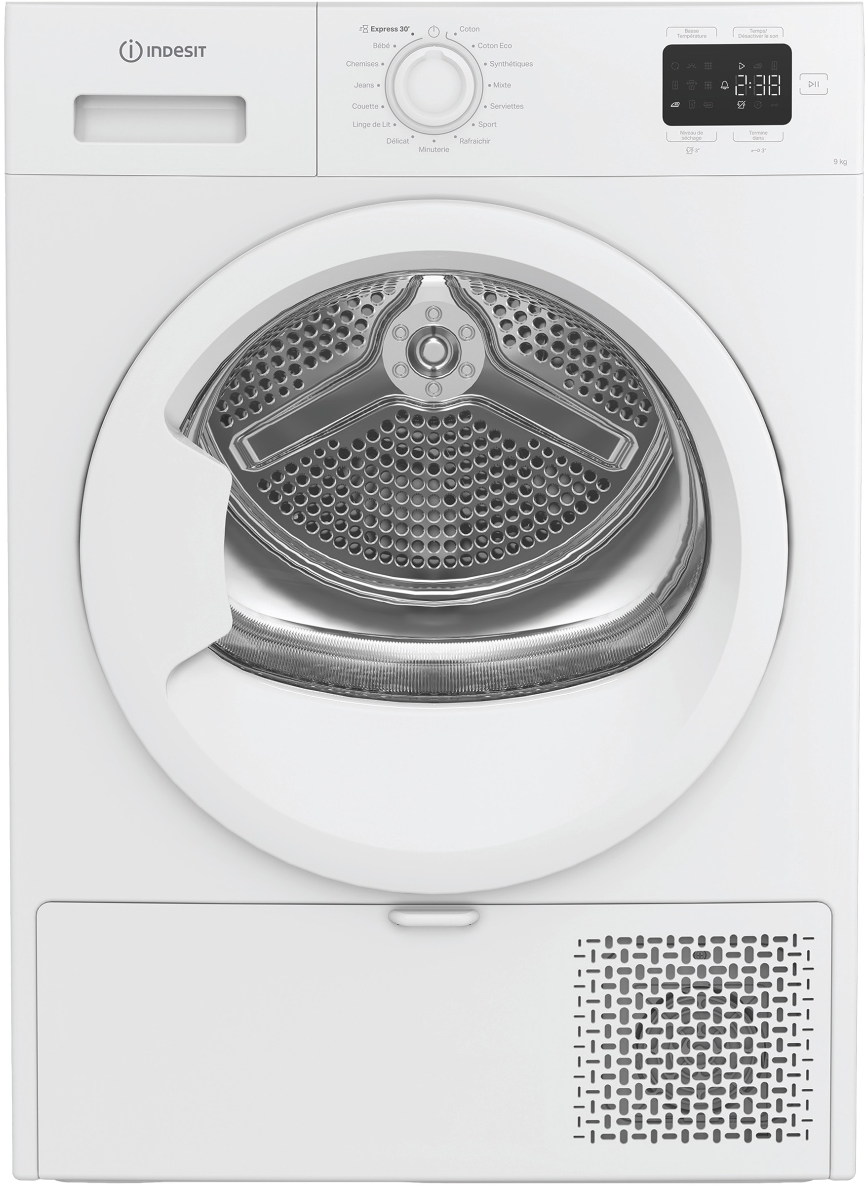 Sèche-linge pompe à chaleur INDESIT 9kg Blanc CYD92DWWFRX