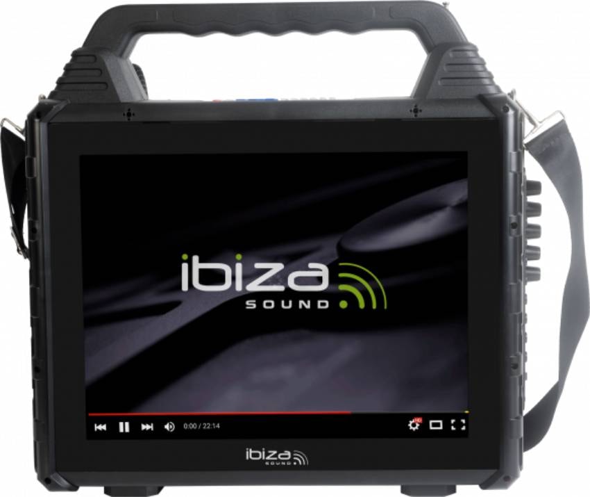 Enceinte bluetooth IBIZA Karaoké - KARAVISION