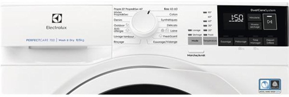 Lave linge sechant Frontal ELECTROLUX - EW7W4954CA Lave linge sechant Frontal ELECTROLUX - EW7W4954CA
