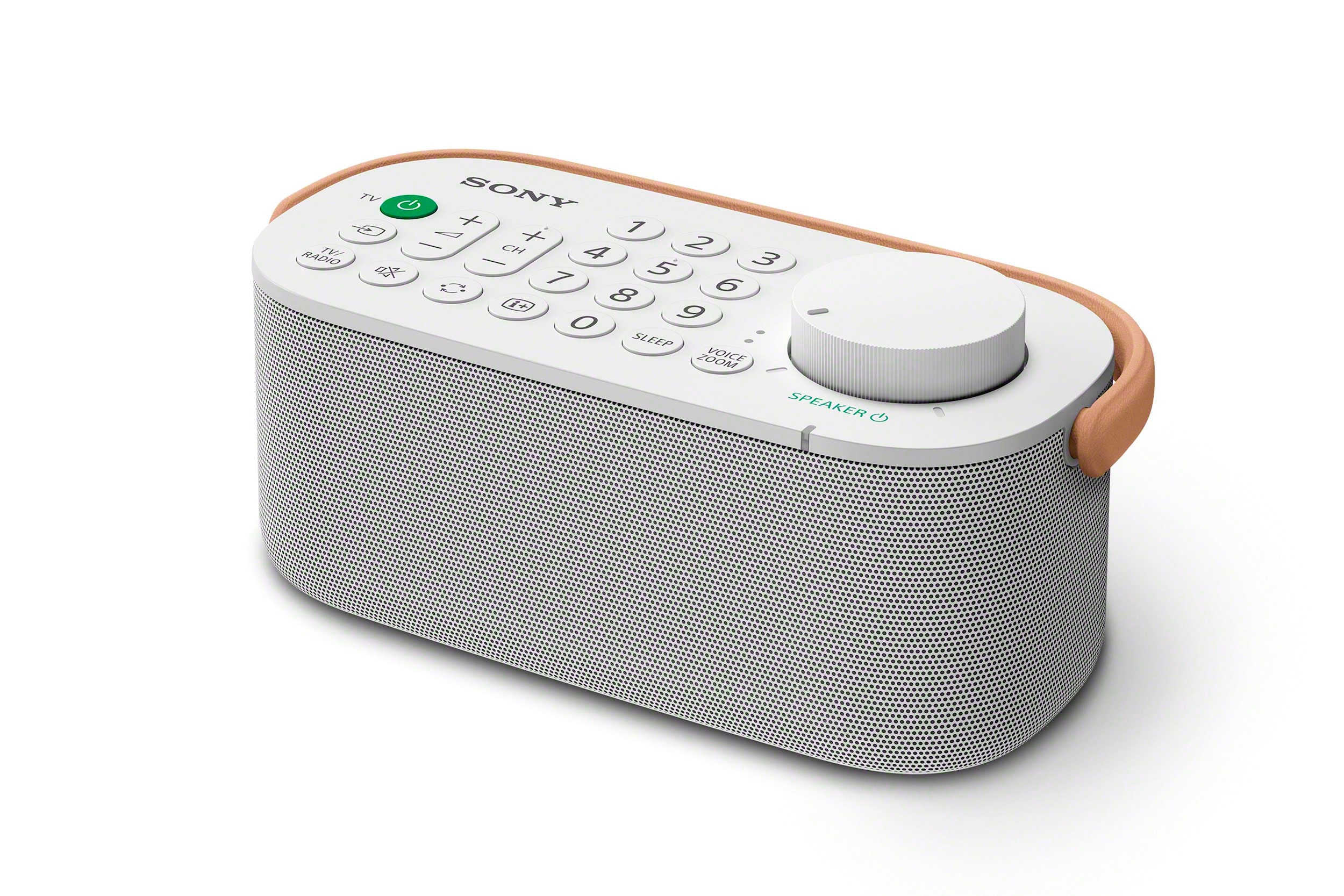 Base enceinte TV SONY Sans fil Télécommande universelle Blanc SRSLSR200