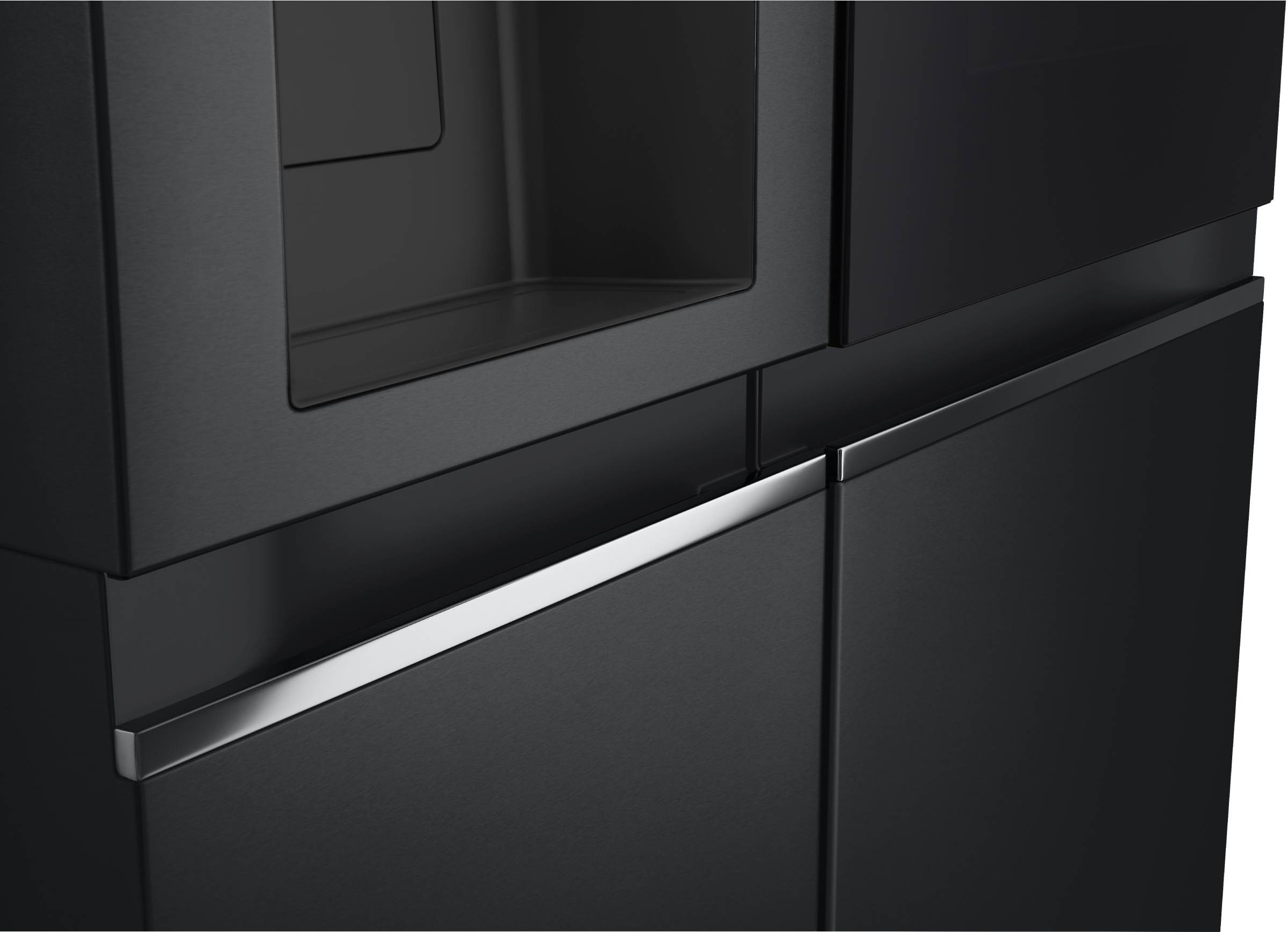 Réfrigérateur américain LG , Instaview, Froid ventilé, 635L, Noir - GSGV80EPLD Réfrigérateur américain LG , Instaview, Froid ventilé, 635L, Noir - GSGV80EPLD