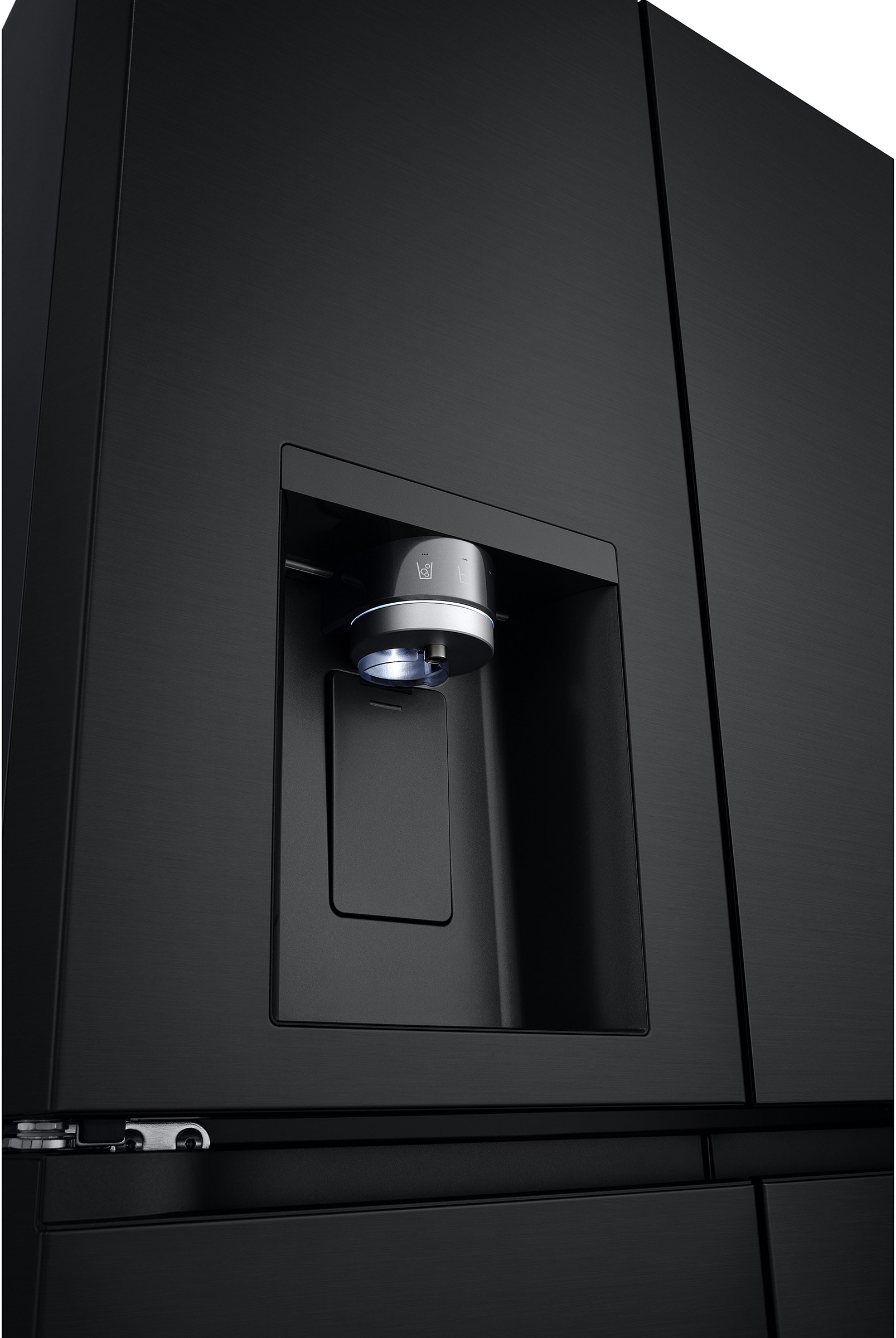 Réfrigérateur 4 portes LG , Froid ventilé, 506L, Noir - GML860EPFE Réfrigérateur 4 portes LG , Froid ventilé, 506L, Noir - GML860EPFE