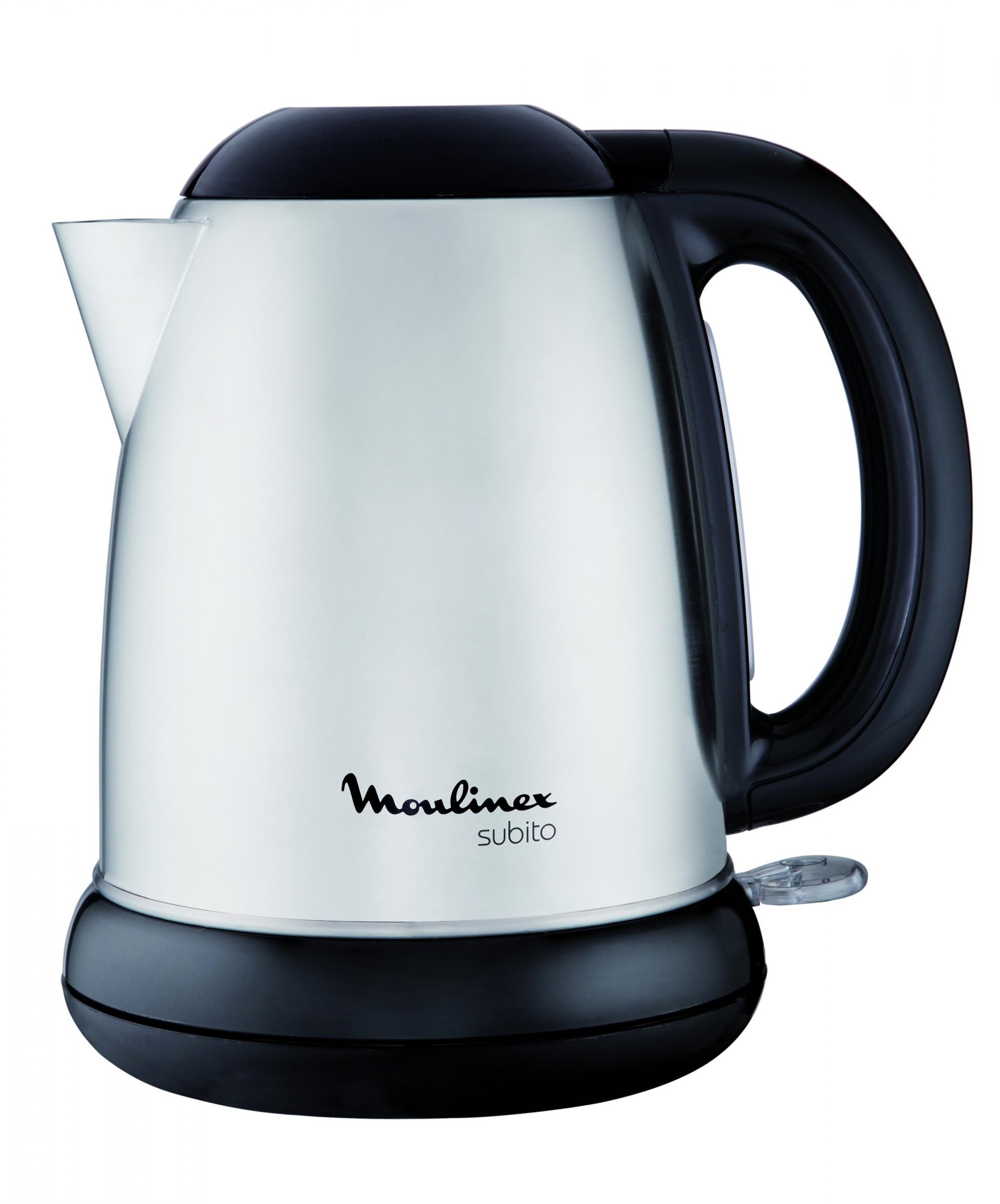Bouilloire MOULINEX 1.7L 2400W Inox Noir BY540D10