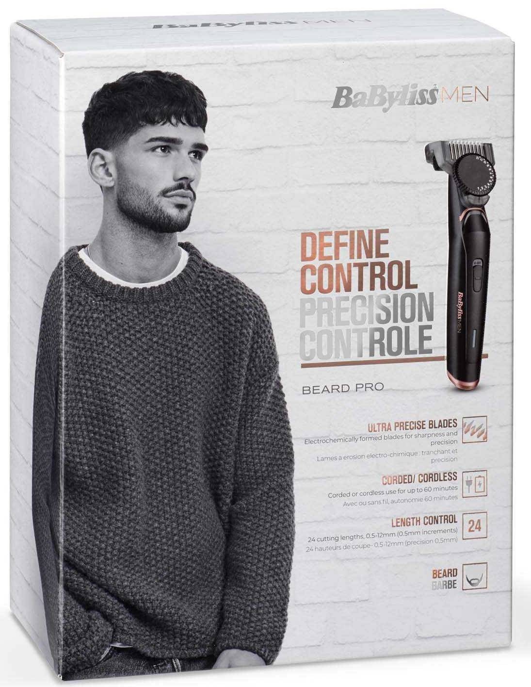 Tondeuse à barbe BABYLISS Pro Beard Copper - T885E Tondeuse à barbe BABYLISS Pro Beard Copper - T885E