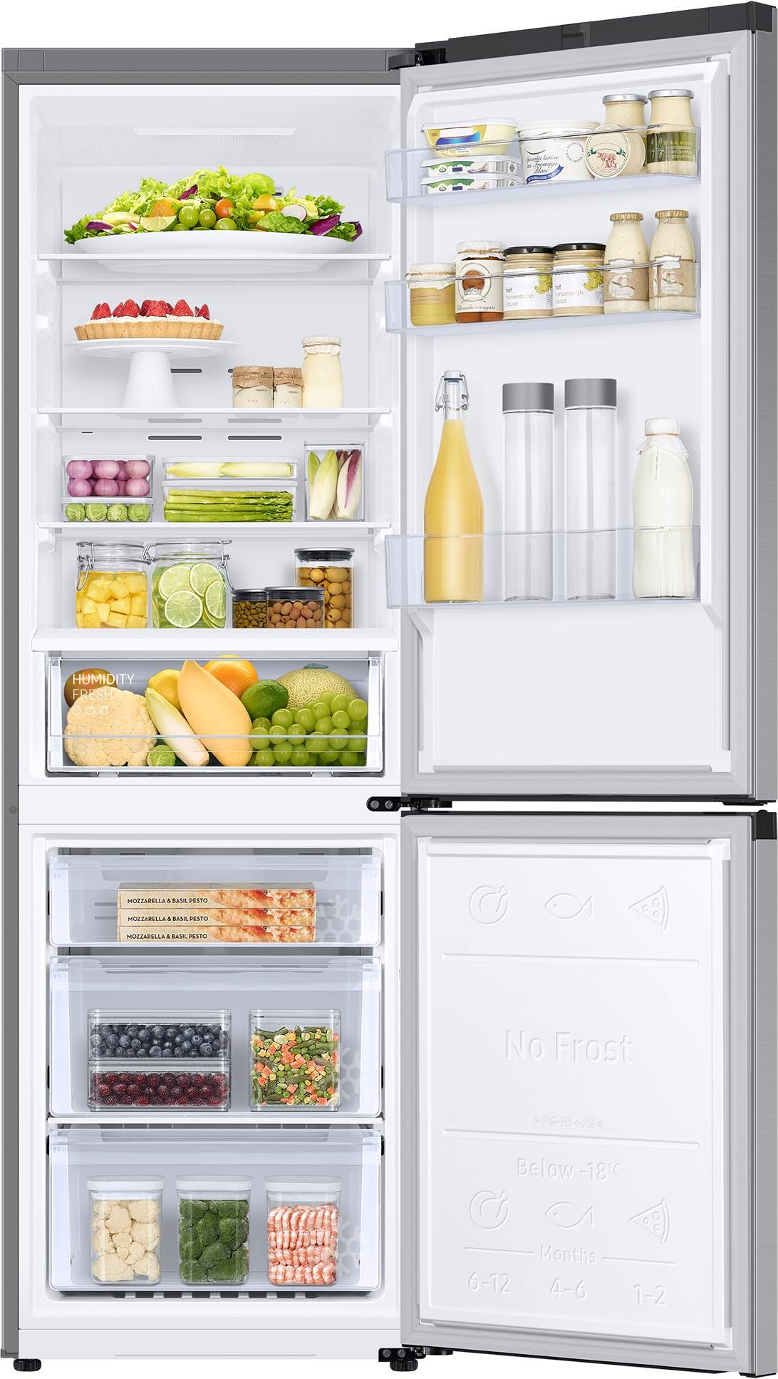 Réfrigérateur congélateur bas SAMSUNG 344L gris - RB34C600CSA Réfrigérateur congélateur bas SAMSUNG 344L gris - RB34C600CSA