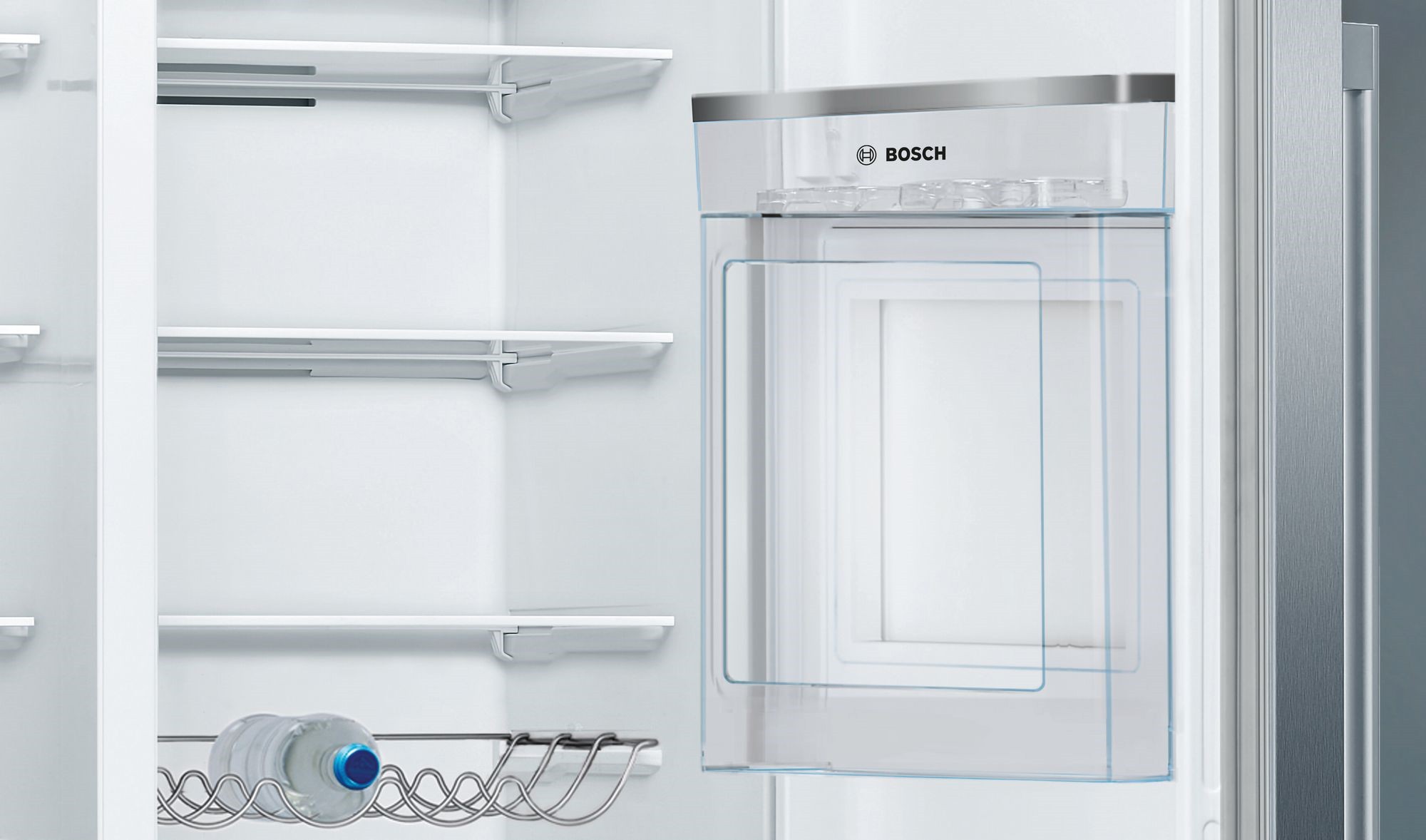 BOSCH Réfrigérateur américain NoFrost MultiAirFlow 531L Inox - KAG93AIEP