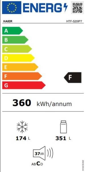 Réfrigérateur 4 portes HAIER Total No Frost MyZone 525L Inox - HTF520IP7 Réfrigérateur 4 portes HAIER Total No Frost MyZone 525L Inox - HTF520IP7